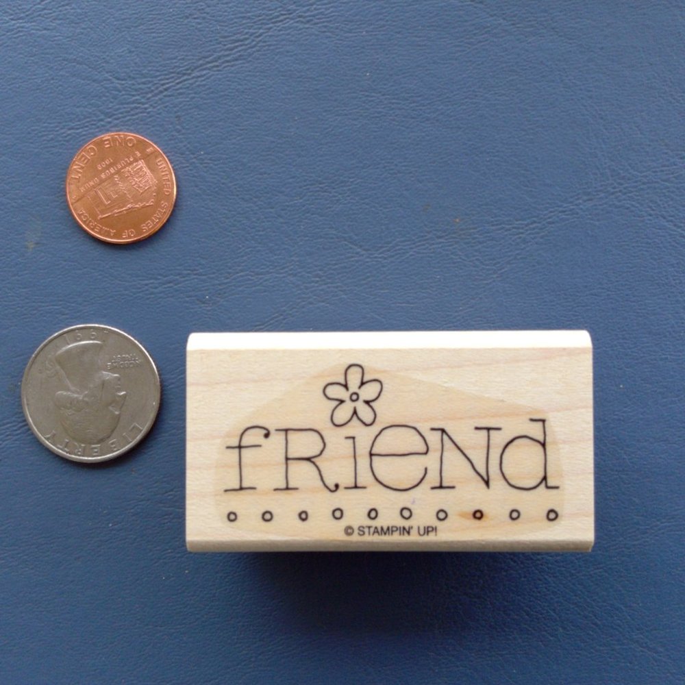 Stampin’ Up! For a Friend Rubber Stamp Set - Picture 5 of 6
